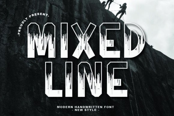 Mixedline Font - Featured Image