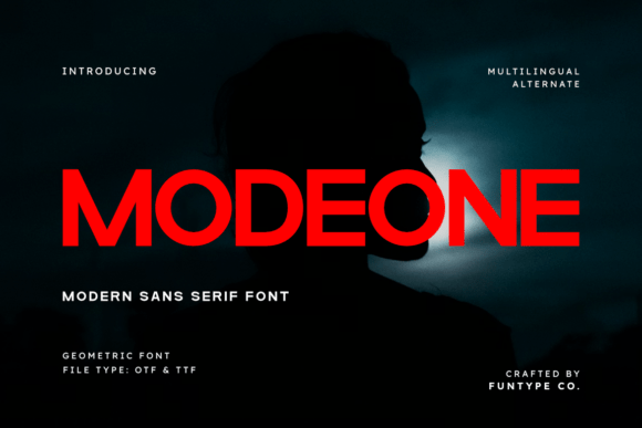 Modeone Font - Featured Image