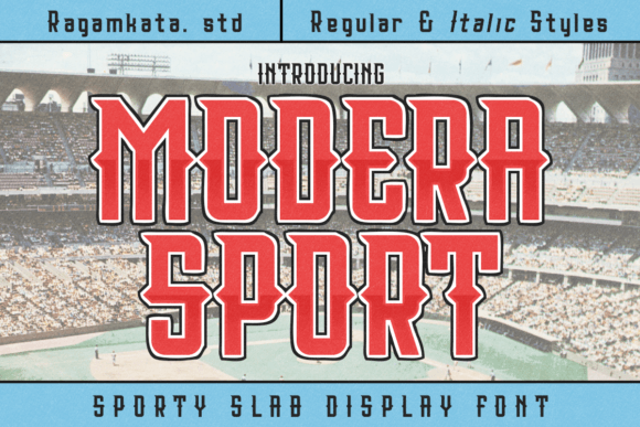 Modera Sport Font - Featured Image