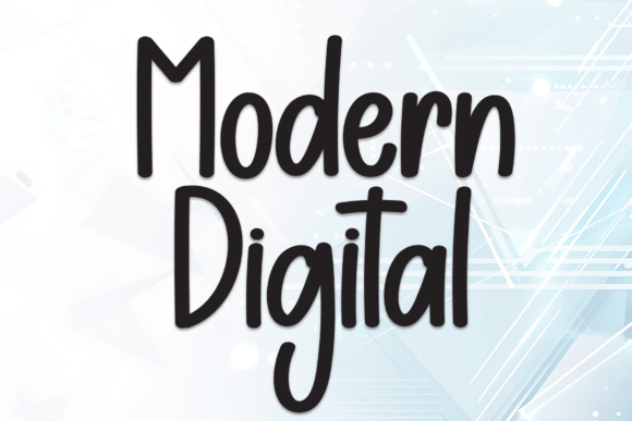 Modern Digital Font Download for Desktop