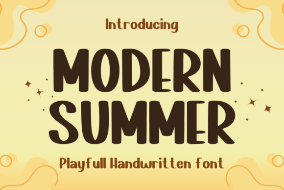 Modern Summer Font Download for Desktop