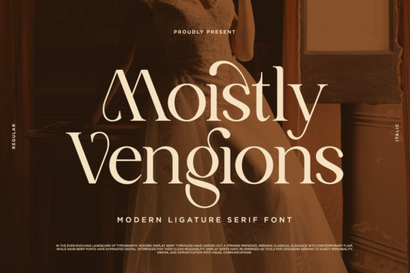 Moisly Vengions Font - Featured Image