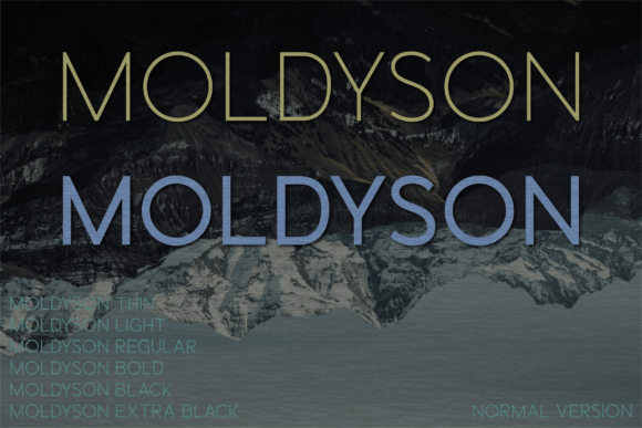 Moldyson Font - Featured Image