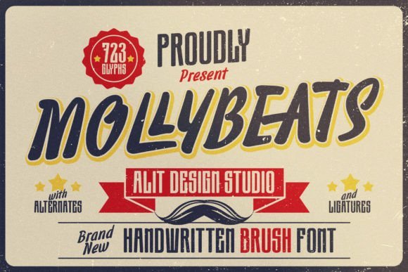 Molly Beats Font - Featured Image