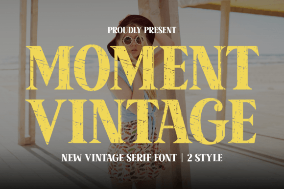 Moment Vintage Font - Featured Image