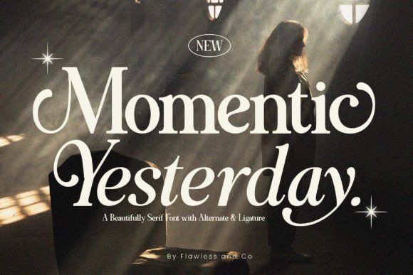 Momentic Yesterday Font - Featured Image