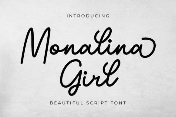 Monalina Girl Font Download for Desktop