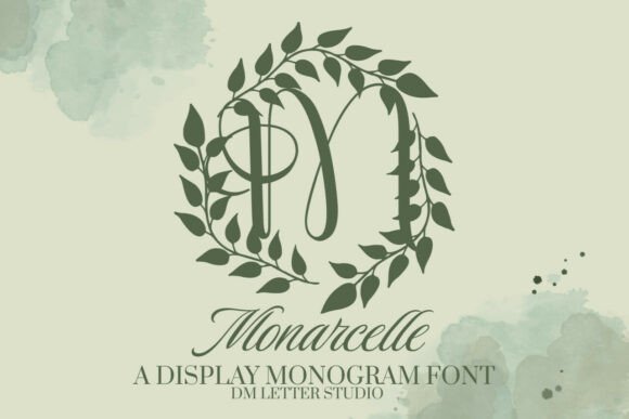 Monarcelle Monogram Font Download for Desktop