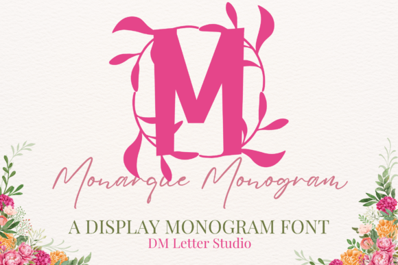 Monarque Monogram Font - Featured Image