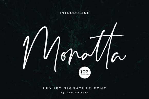 Monatta Font - Featured Image