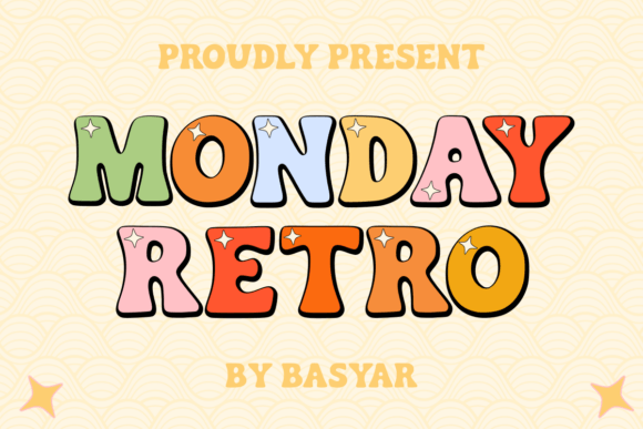 Monday Retro Font - Featured Image