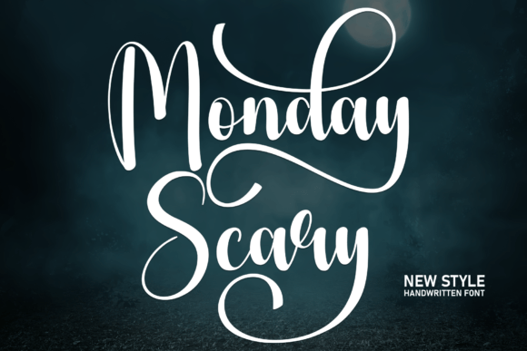 Monday Scary Font - Featured Image
