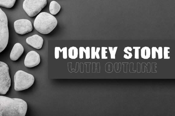 Monkey Stone Font - Featured Image