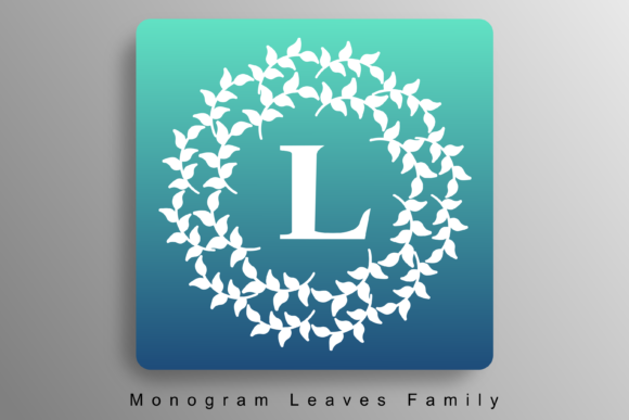 Monogram Leaves Family Font - Featured Image