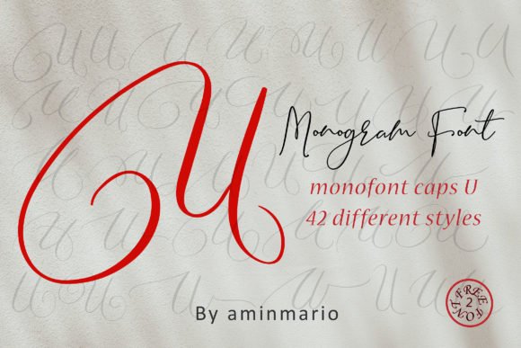 Monogram U | Monofont Caps U Font Download for Desktop