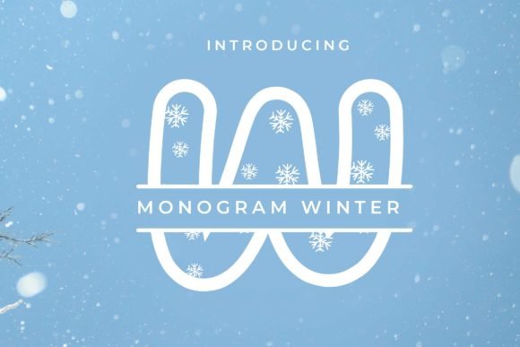 Monogram Winter Font - Featured Image