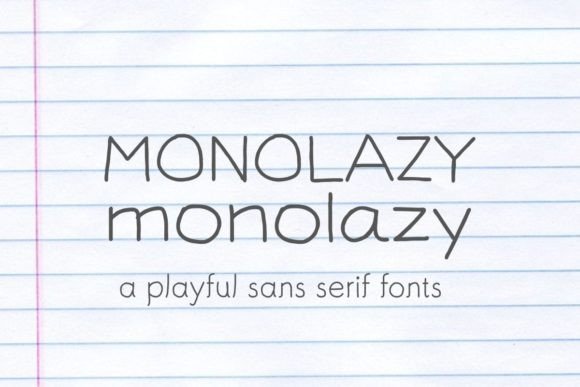 Monolazy Font - Featured Image