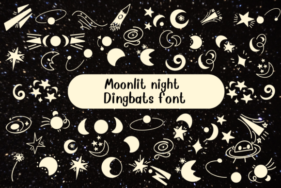 Moonlit Night Font - Featured Image