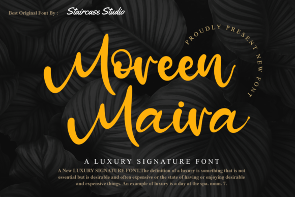 Moreen Maira Font Download for Desktop