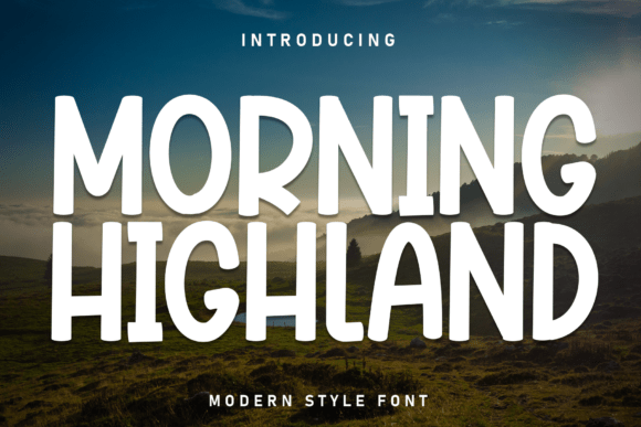 Morning Highland Font - Featured Image