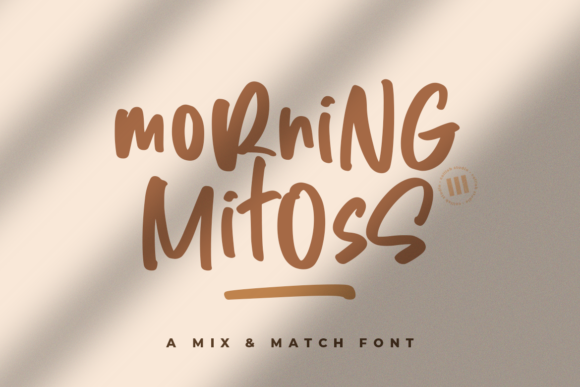 Morning Mitoss Font - Featured Image