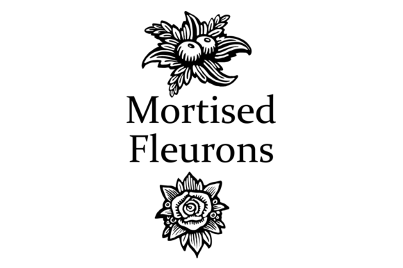Mortised Fleurons Font - Featured Image