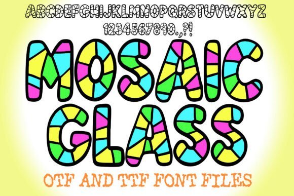 Mosaic Glass Font Download for Desktop