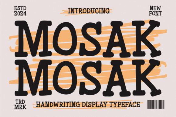 Mosak Font - Featured Image