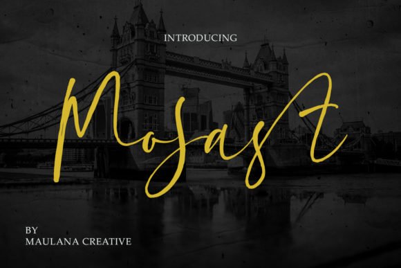 Mosast Font - Featured Image
