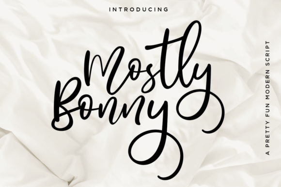 Mostly Bonny Font - Featured Image