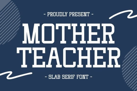 Mother Teacher Font - Featured Image