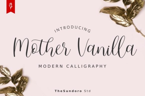 Mother Vanilla Font - Featured Image