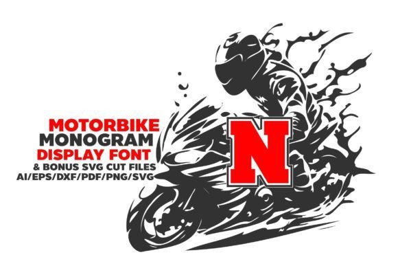 Motorbike Monogram Font - Featured Image
