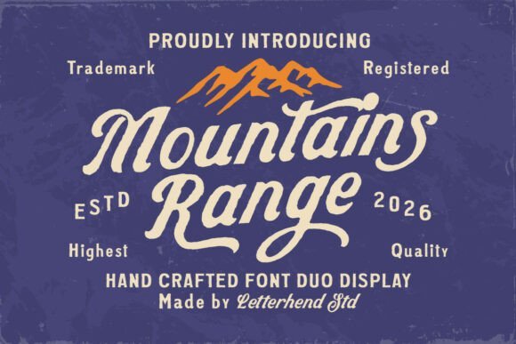 Mountains Range Duo Font Download for Desktop