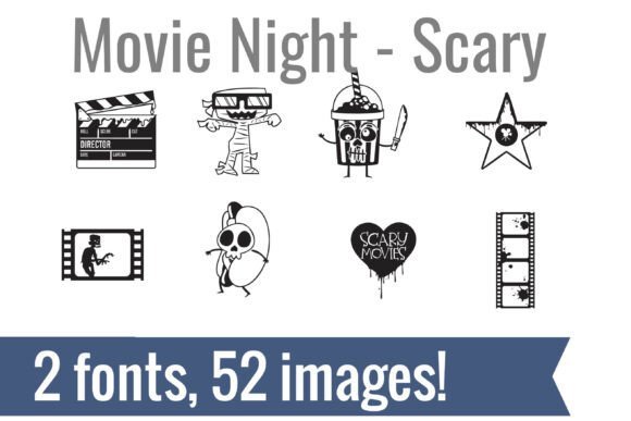Movie Night Scary Dingbats Font Download for Desktop