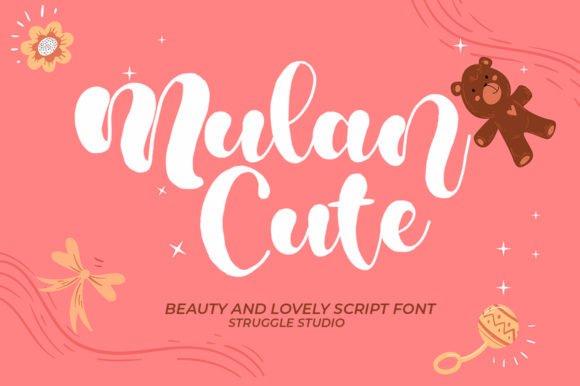 Mulan Cute Font - Featured Image