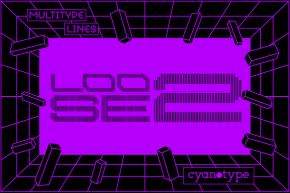 MultiType Lines Loose 2 Font Download for Desktop