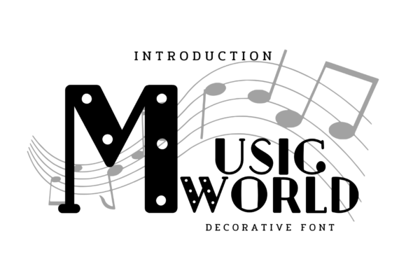 Music World Font - Featured Image