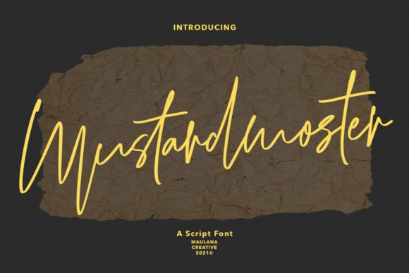 Mustardmoster Script Font Download for Desktop