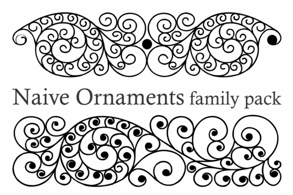 Naive Ornaments Family Font Download for Desktop