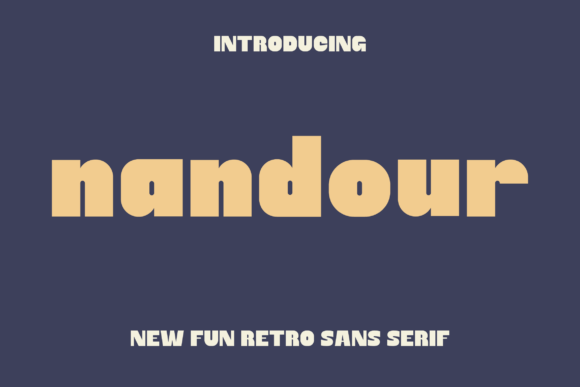 Nandour Font - Featured Image
