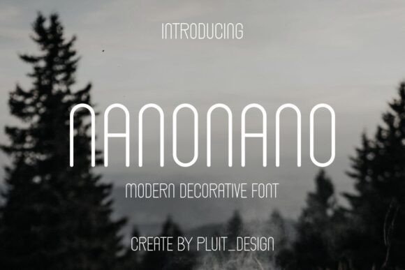 Nanonano Font - Featured Image