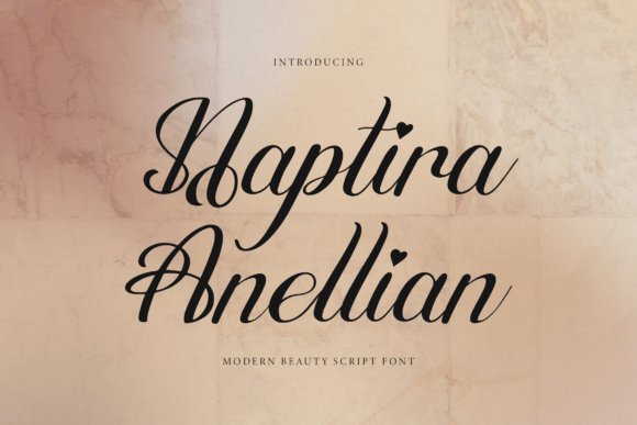 Naptira Anellian Font - Featured Image