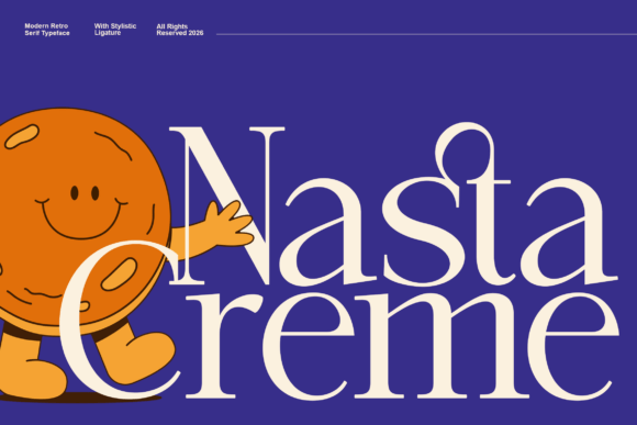 Nasta Creme Font - Featured Image