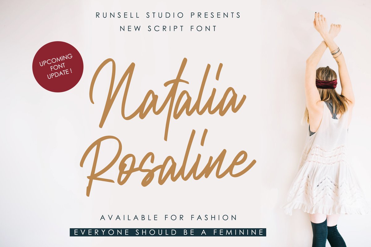 Natalia Roseline Font - Featured Image