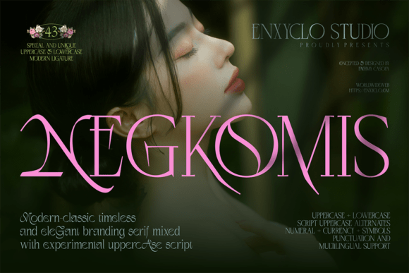 Negkomis Font - Featured Image