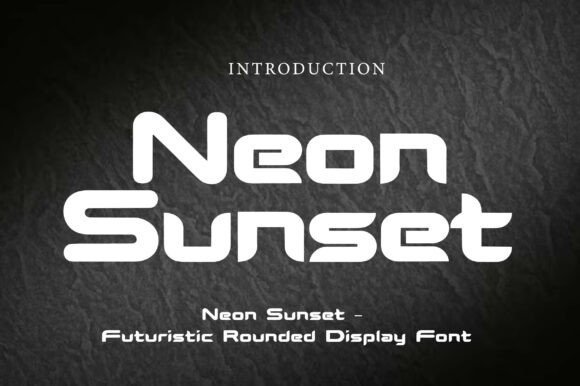 Neon Sunset Font Download for Desktop