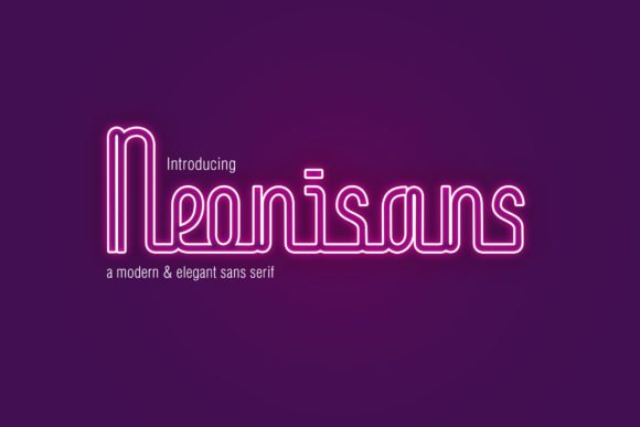 Neonisans Font - Featured Image