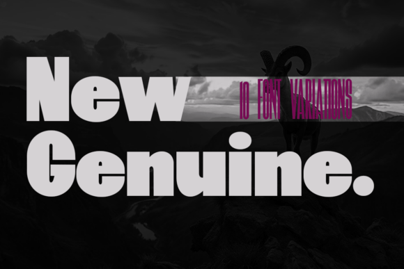 New Genuine Font - Featured Image