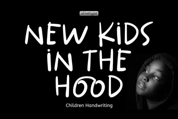 New Kids in the Hood Font - Featured Image